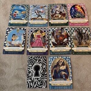 Sorcerers Of The Magic Kingdom‎ Lot Of 10 Cards (Retired Game) Used